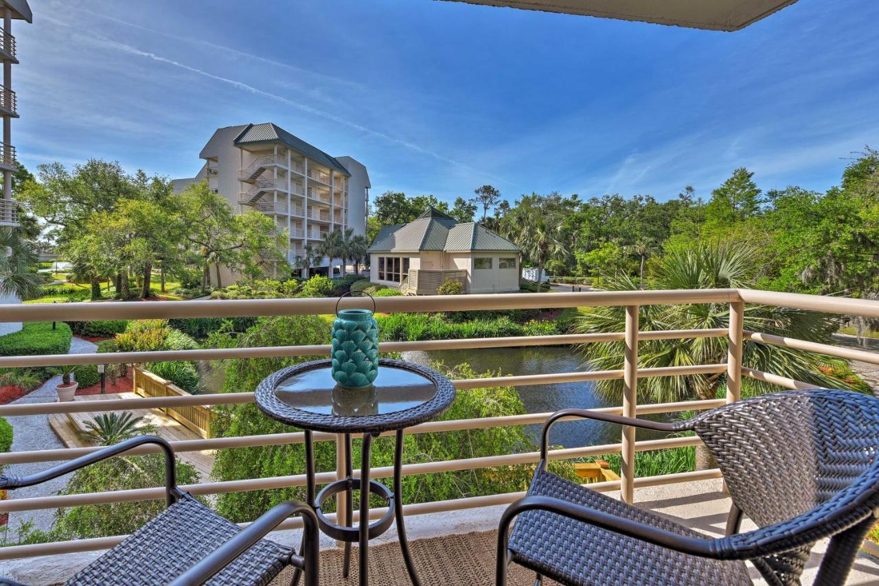 Palmetto Dunes Villa With Lagoon And Fountain Views ฮิลตันเฮดไอส์แลนด์ ภายนอก รูปภาพ